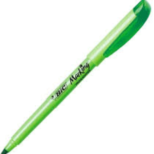 MARCA TEXTO BIC MARKING VERDE