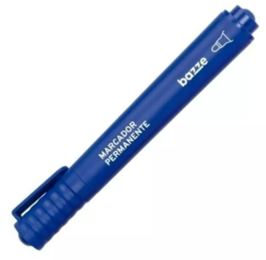 MARCADOR PERMANENTE BAZZE AZUL