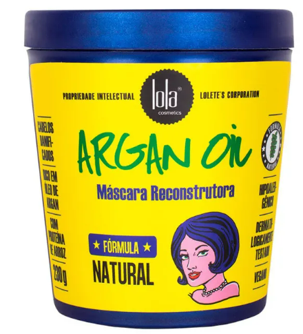 MASCARA CAPILAR LOLA ARGAN OIL 230G