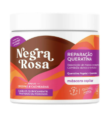 MASCARA CAPILAR NEGRA ROSA REPARACAO QUERATINA 500G
