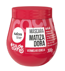 MASCARA SALON LINE TODECACHO MATIZ VERMELHO CEREJA 300G