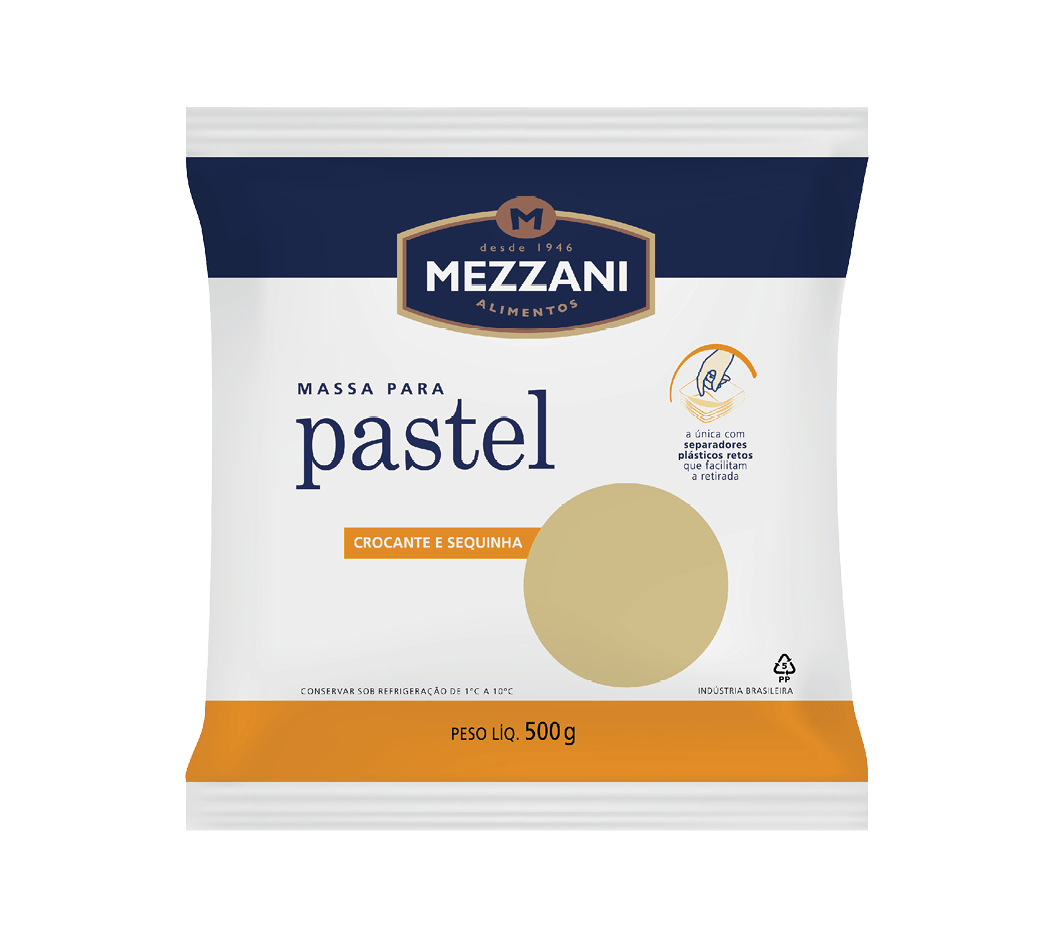 MASSA PASTEL MEZZANI 500G
