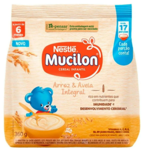 MUCILON DE ARROZ E AVEIA 360G