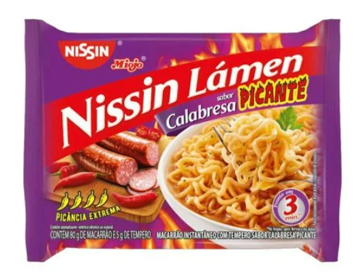 NISSIN LAMEN CALABRESA PICANTE 85G