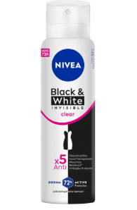 NIVEA AERO INVISIBLE BLACK E WHITE CLEAR 150ML