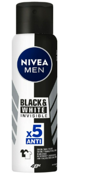 NIVEA AERO MEN BLACK E WHITE 150ML