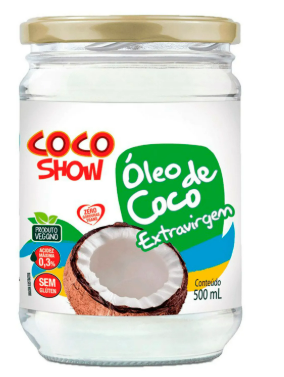 OLEO DE COCO EXTRA VIRGEM COCO SHOW 500ML