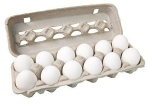 OVOS BRANCO GRANDE KR 12UN