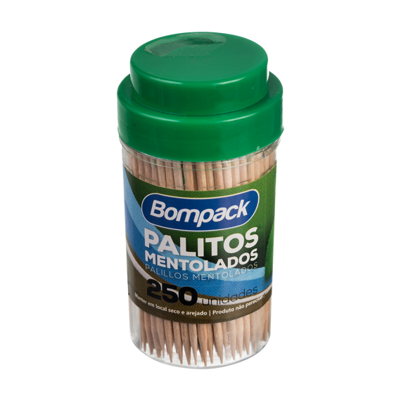 PALITOS MENTOLATOS BOMPACK 250UN