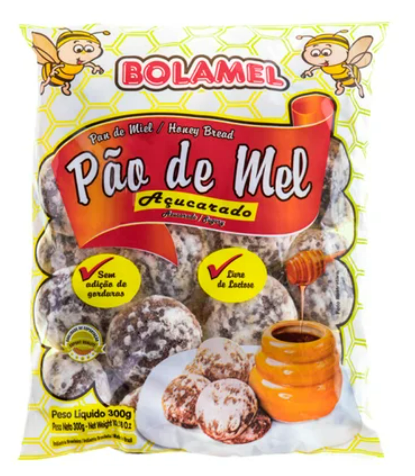 PAO DE MEL ACUCARADO BOLAMEL 240G