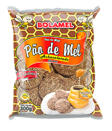 PAO DE MEL BOLAMEL CHOCOLATE 300G