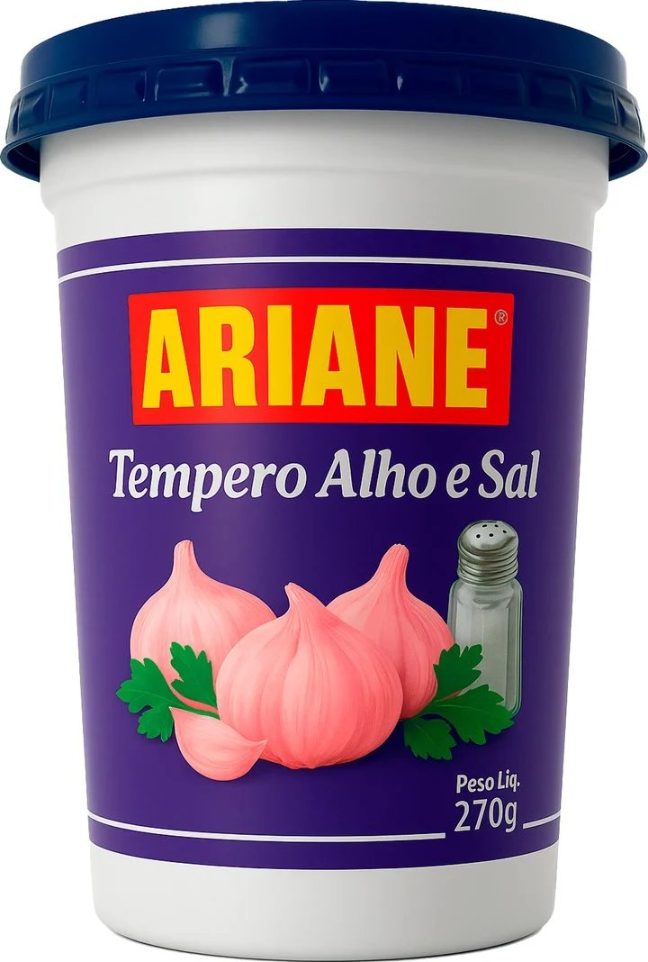 TEMP ARIANE ALHO E SAL 270G