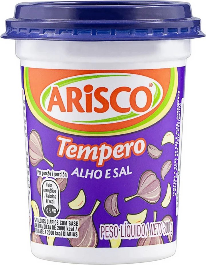 TEMP ARISCO ALHO E SAL 300G