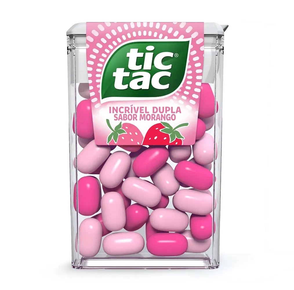 TIC TAC MORANGO 14,5G