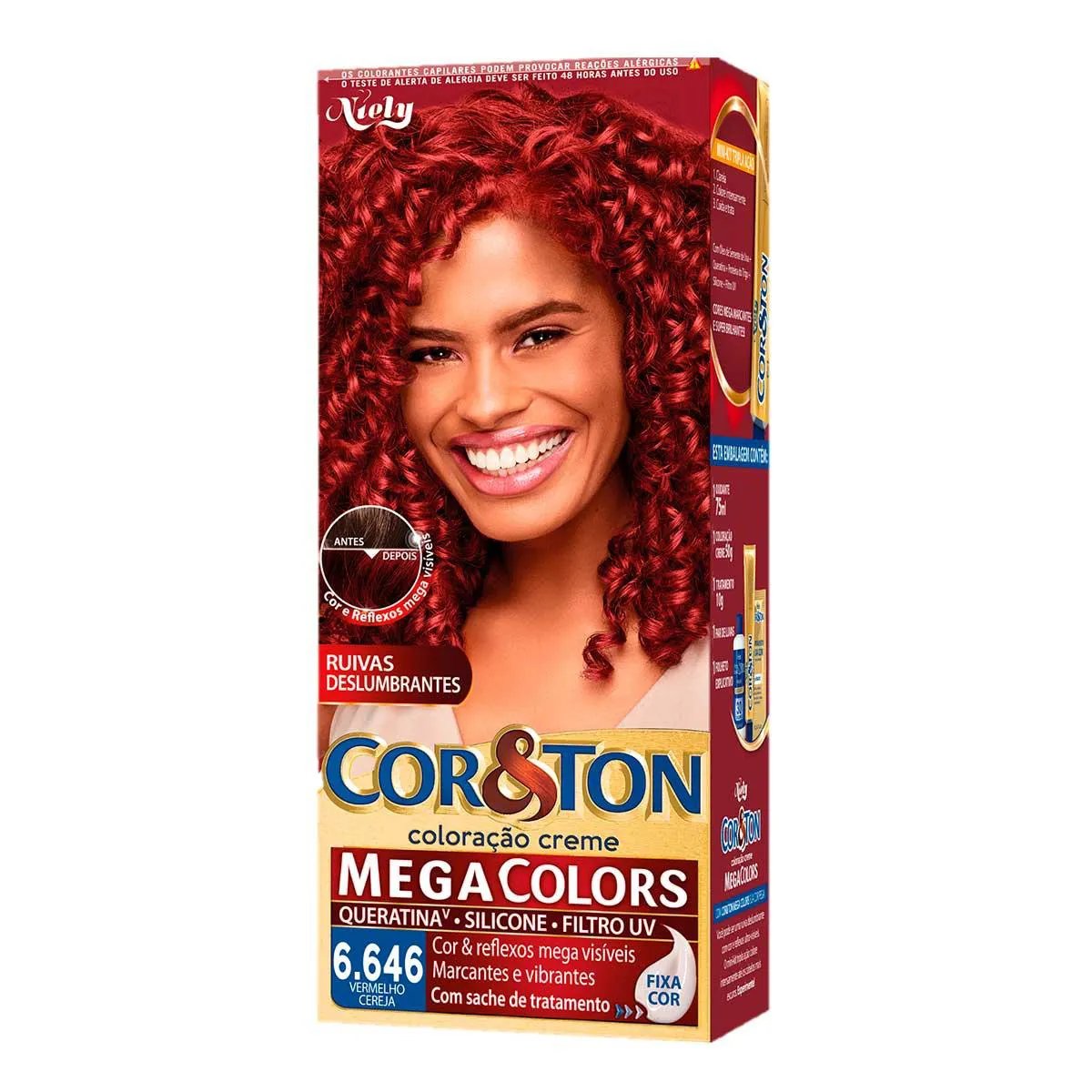 TINT COR&TON 6.646 VERM CEREJA MEGA COLORS