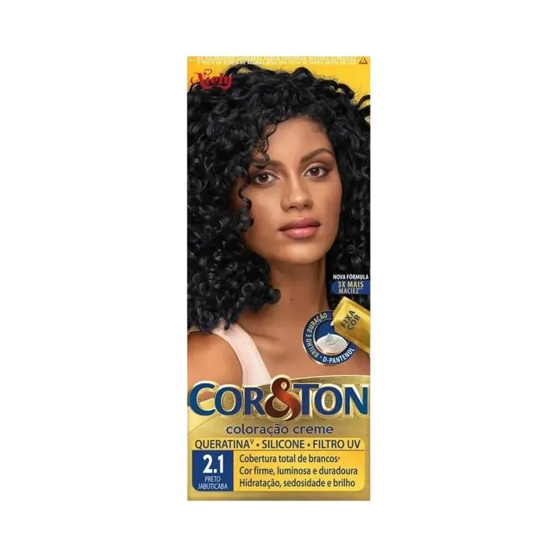 TINTURA COR&TON 2.1 PRETO JABUTICABA