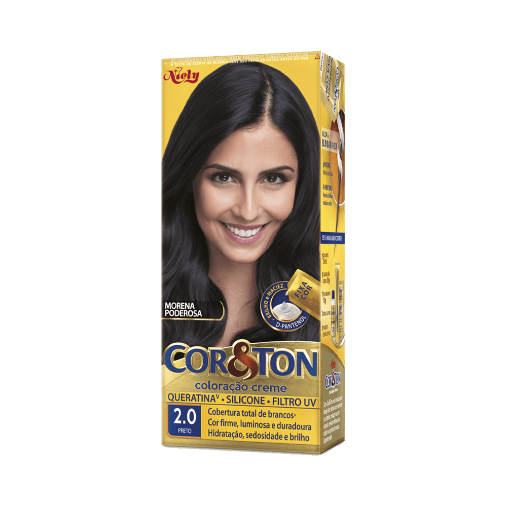 TINTURA COR&TON 2.0 PRETO