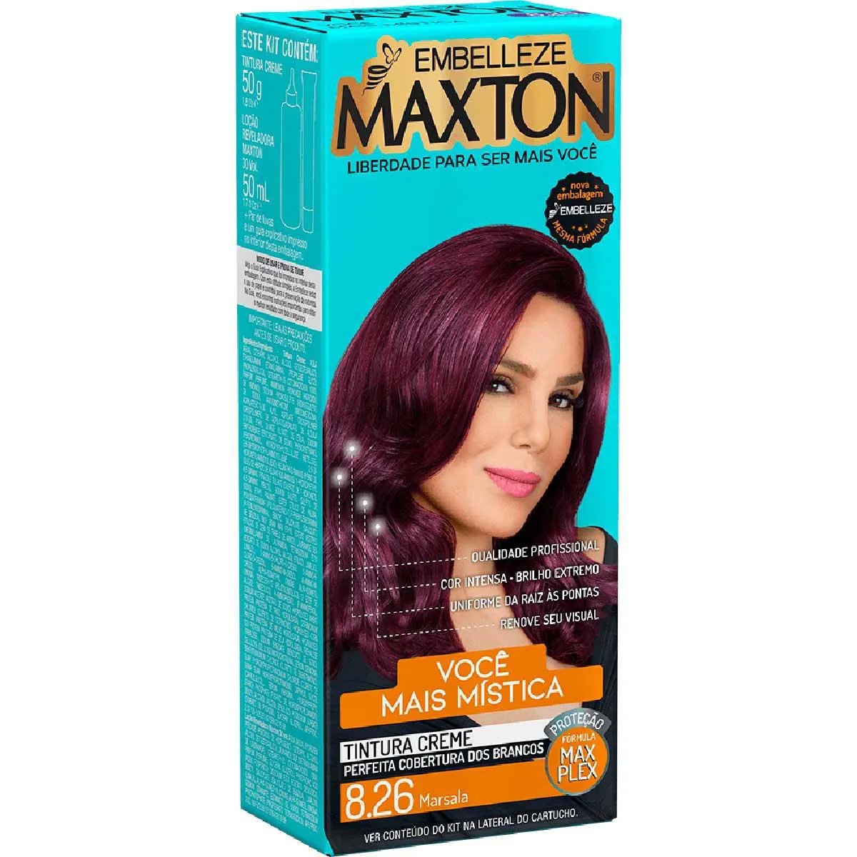TINT MAXTON ECON 8.26 VERMELHO MARSALA