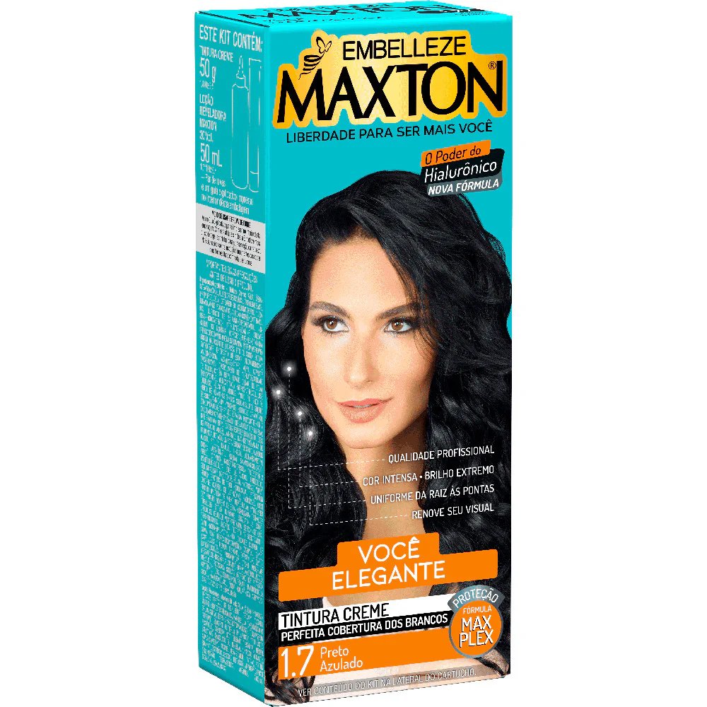 TINT MAXTON ECON 1.7 PRETO AZULADO