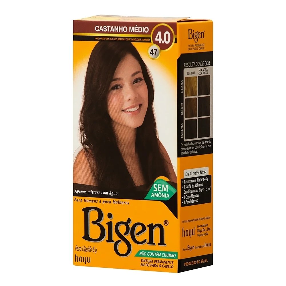 TINT PO BIGEN 47 CASTANHO MEDIO