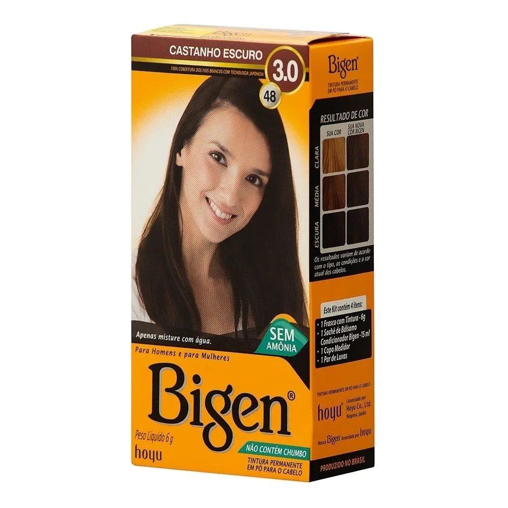 TINT PO BIGEN 48 CASTANHO ESCURO