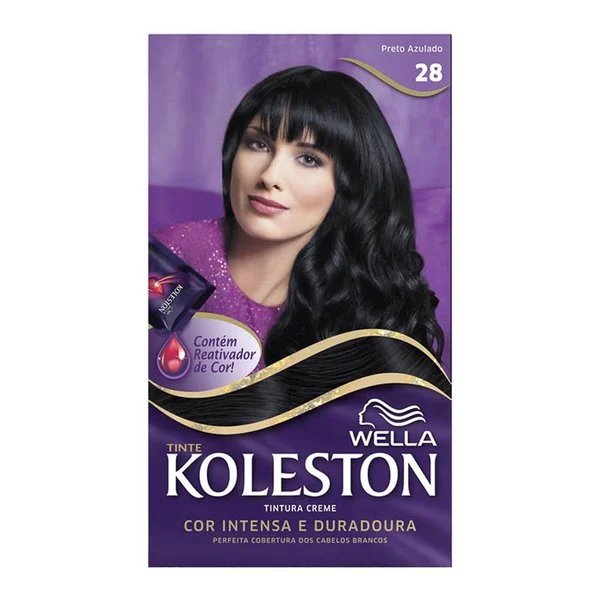 TINTURA KOLESTON COLOR 28 PRETO AZULADO