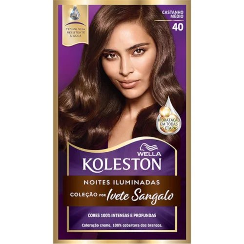 TINTURA KOLESTON COLOR 40 CASTANHO MEDIO