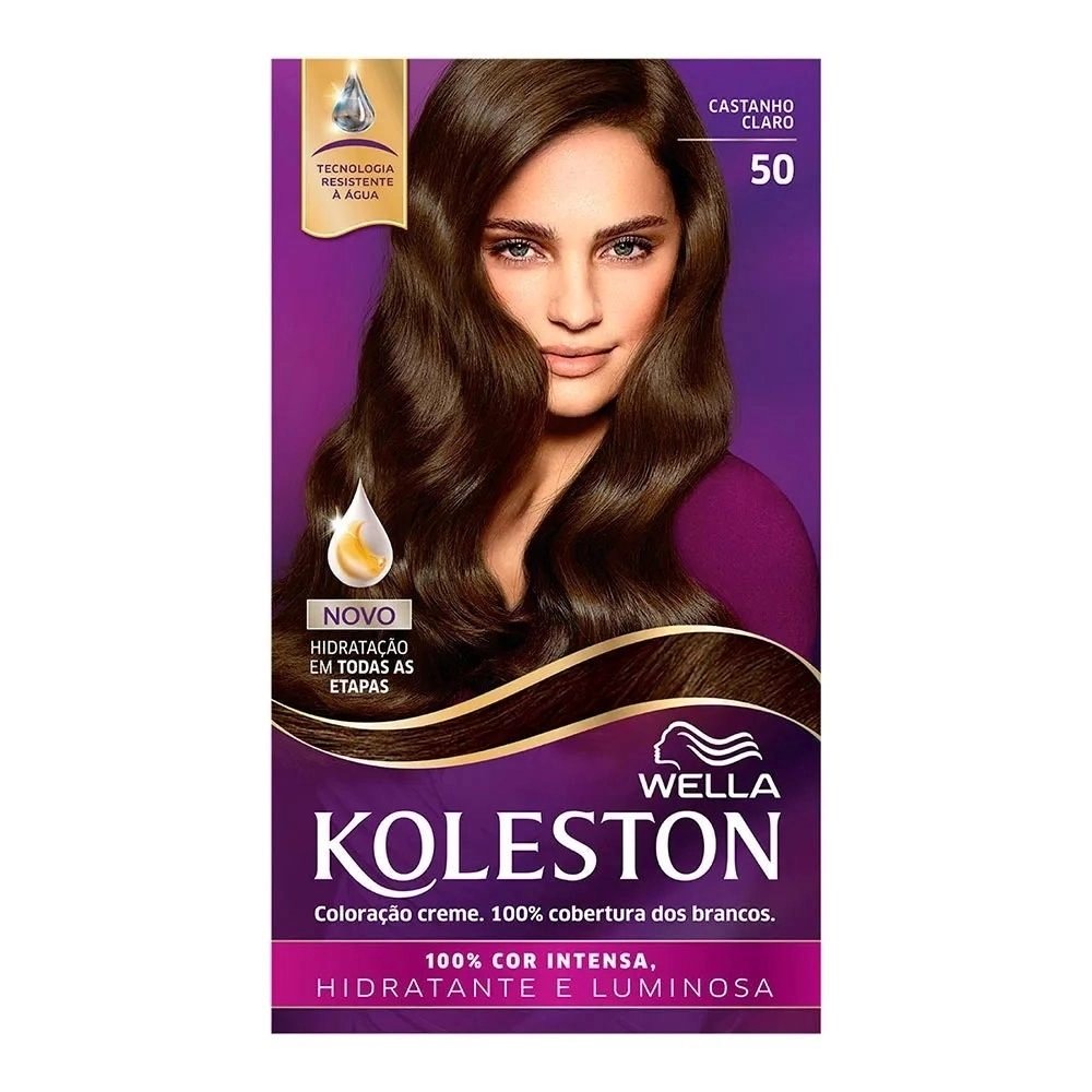 TINTURA KOLESTON COLOR 50 CASTANHO CLARO