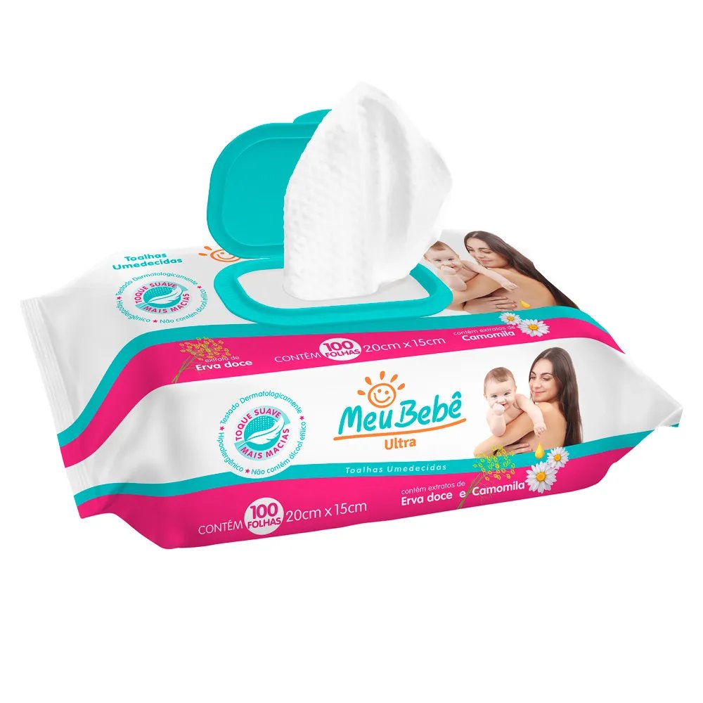 TOALHAS UMEDECIDA MEU BEBE ULTRA 100UN