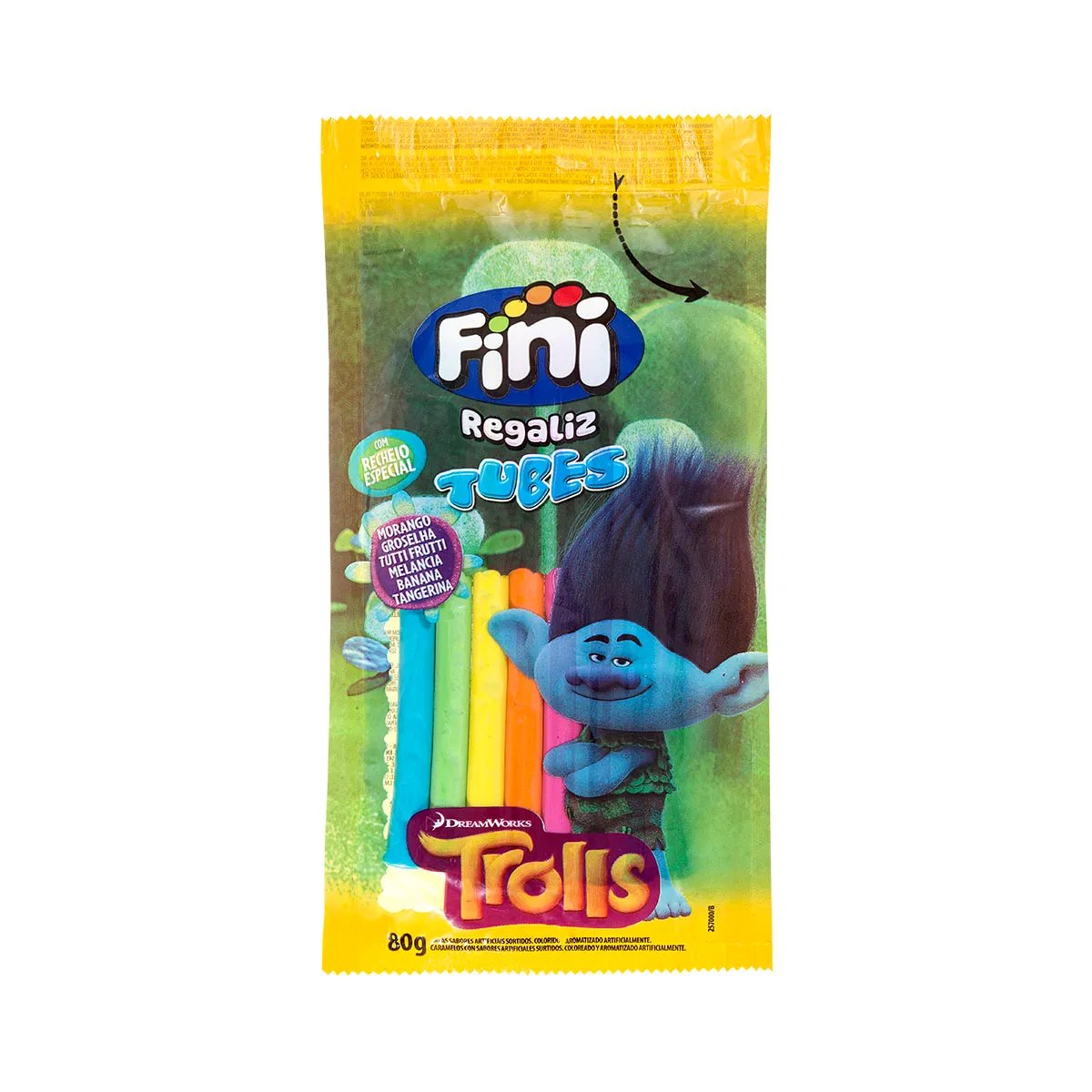 TUBES TROLLS ARCO IRIS 80G FINI