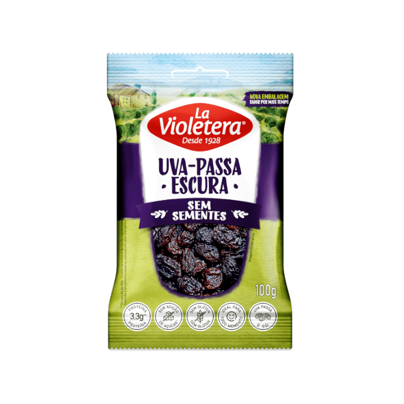 UVA PASSA LA VIOLETERA 100G