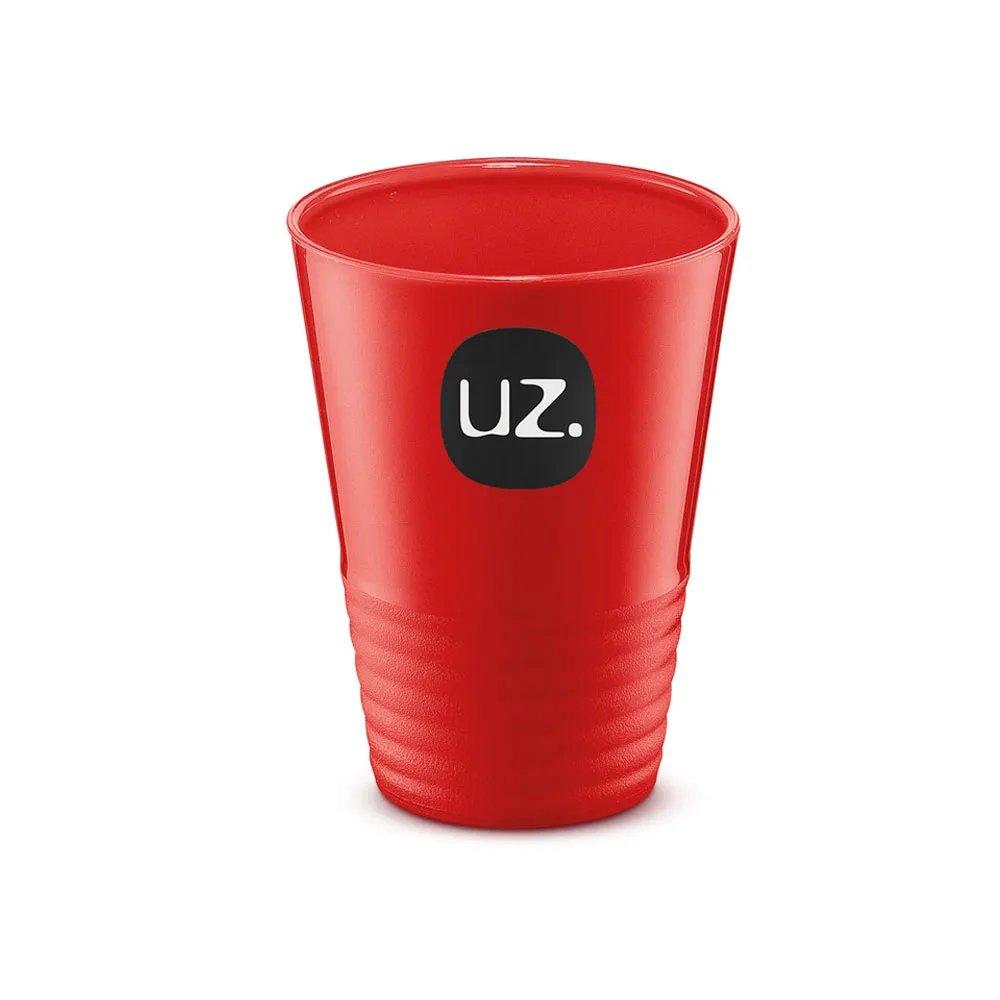 UZ COPO GOMADO 300ML VERMELHO