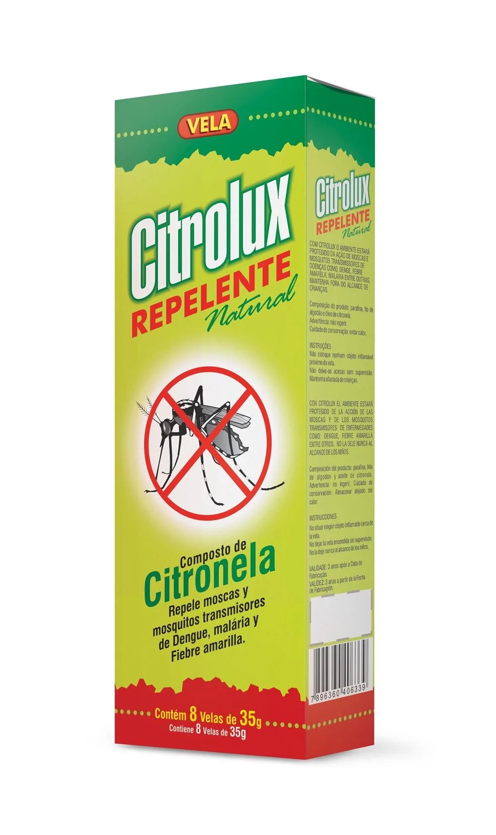 VELA CITROLUX NATURAL ZUPP 08UN