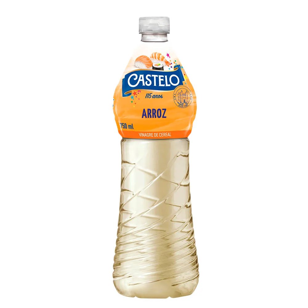VINAGRE CASTELO ARROZ 750ML