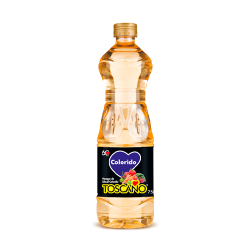 VINAGRE TOSCANO ALCOOL COLORIDO 750ML