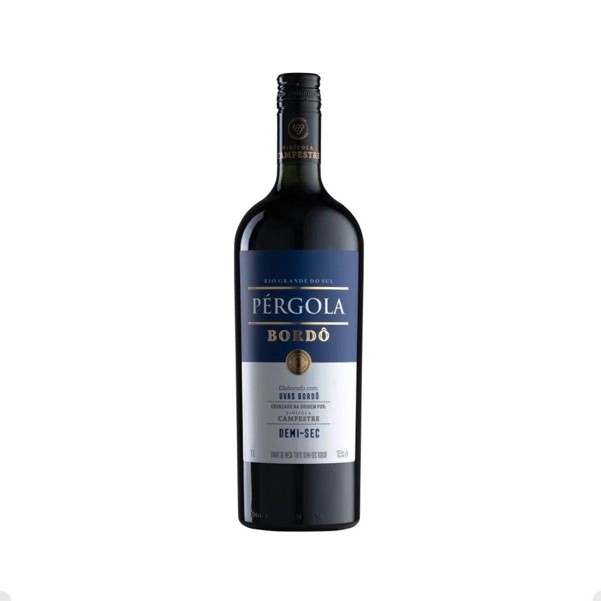 VINHO PERGOLA BORDO DEMI-SECO 1L