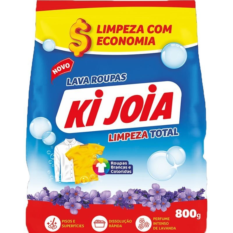 LAVA ROUPAS KIJOIA LIMPEZA TOTAL 800G