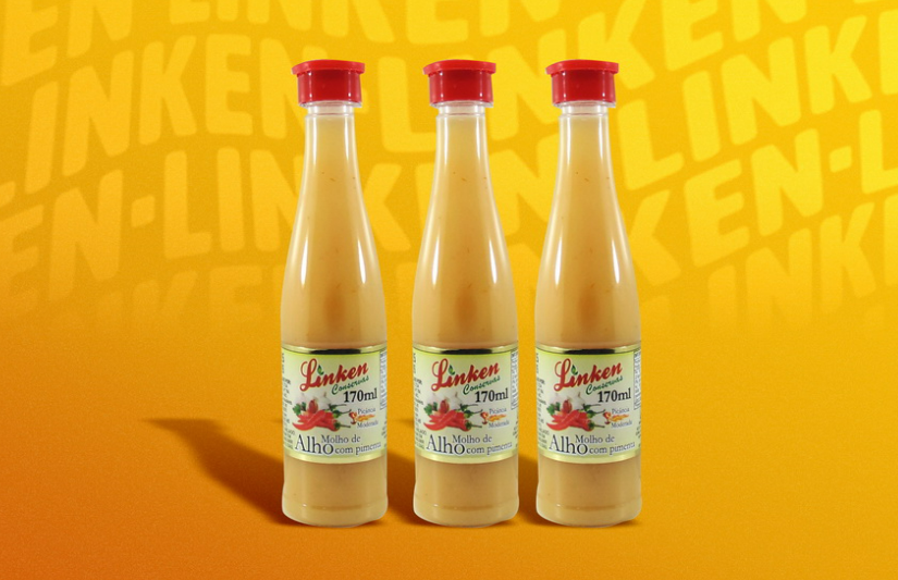 MOLHO DE ALHO COM PIMENTA LINKEN 170ML