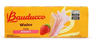WAFER BAUDUCCO MORANGO 140G