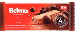 WAFER BELMA CHOCOLATE 90G