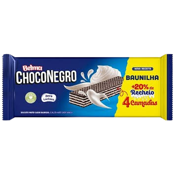WAFER BELMA CHOCONEGRO 90G