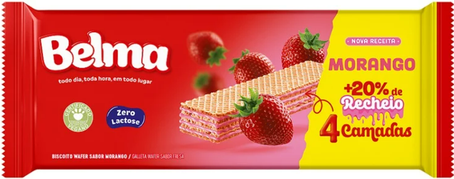 WAFER BELMA MORANGO 90G