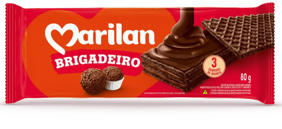 WAFER BRIGADEIRO MARILAN 80G
