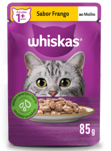 WHISKAS UMIDA ADULTO FRANGO 85G