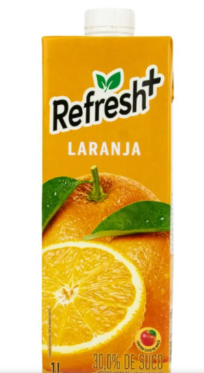 REFRESH MAIS NECTAR LARANJA 1L