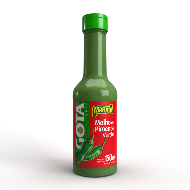 MOLHO DE PIMENTA VERDE GOTA MARATA 150ML