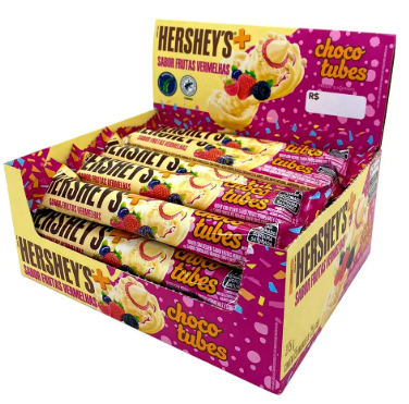 CHOCOTUBES FRUTAS VERMELHAS HERSHEYS 25G