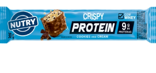 NUTRY BARRA CRISPY COOKIE/CREME 30G